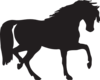 Black Horse Silhouette Clip Art